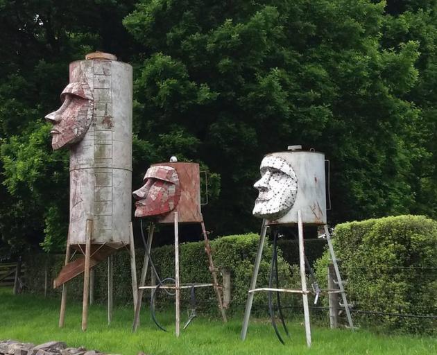 One of the exhibitions at the Sculpture on the Peninsula event in 2019. Photo: Supplied