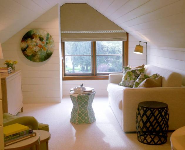 The Loft Suite is in the space of Otahuna's old servants' quarters. Photo: Thomas Bywater