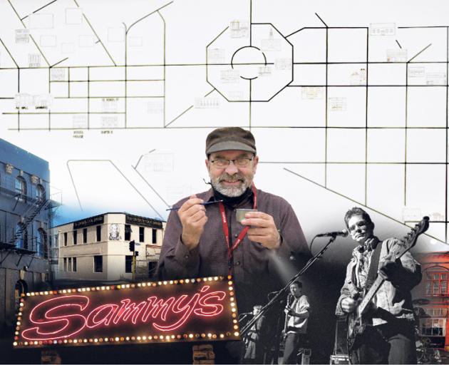 Musician and artist Robert Scott has started painting a mural mapping Flying Nun venues in...