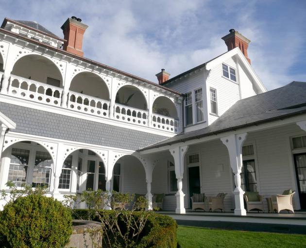 The 125-year-old Otahuna Lodge is royally approved accommodation near Christchurch. Photo /...