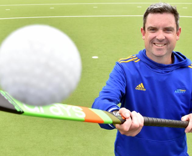 Otago Hockey general manager Andy McLean celebrates New Zealand Hockey’s decision to stage the...