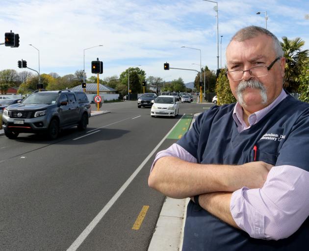 John Allen has spoken to the Papanui-Innes Community Board about road safety on Cranford St....