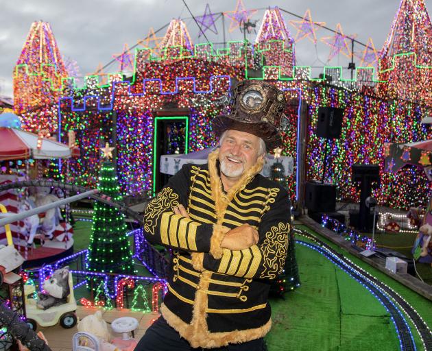 Carl Seaward runs one of the biggest interactive Christmas displays of its type in Australasia....