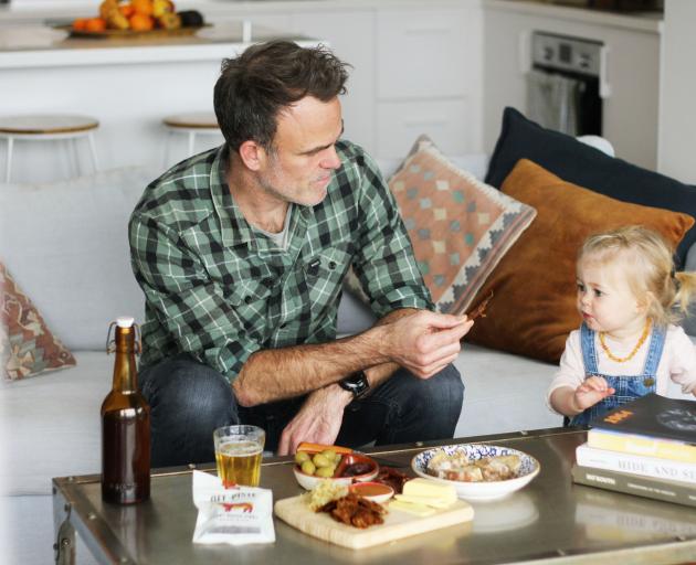 Entrepreneur Jade Gray, pictured with daughter Raphy, has launched a plant-based jerky range....