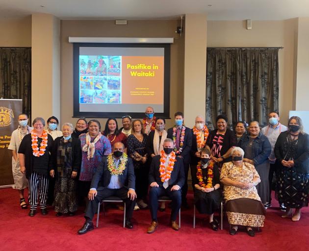 Representatives from the Oamaru Pacific Island Community Group, the Waitaki District Council and...