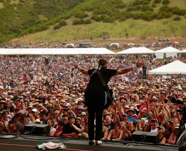 George Thorogood performs during the Gibbston Valley Winery Summer Concert earlier this year....