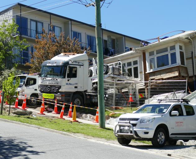 The old Ballarat St headmaster’s house is on the move. PHOTO: CASS MARRETT

