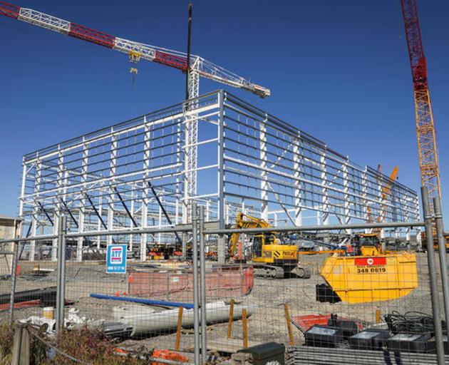 How the construction of the facility looked two years ago in September 2020. Photo: RNZ