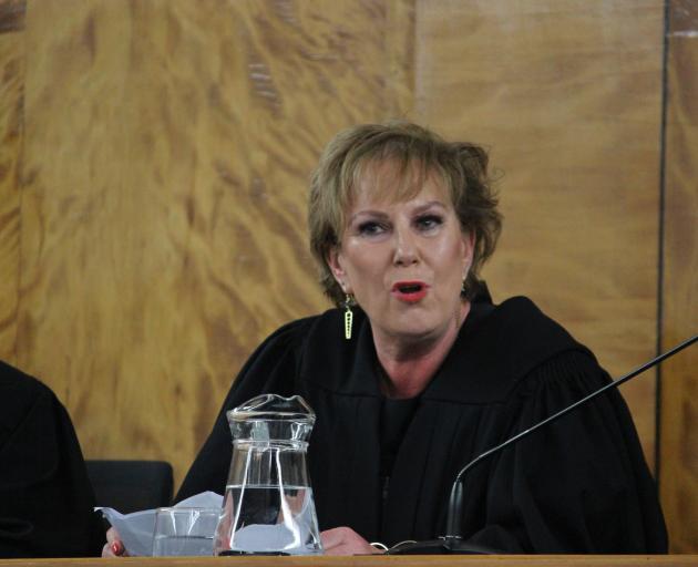 Judge Traicee McKenzie at her swearing-in ceremony at a special sitting of the Invercargill...