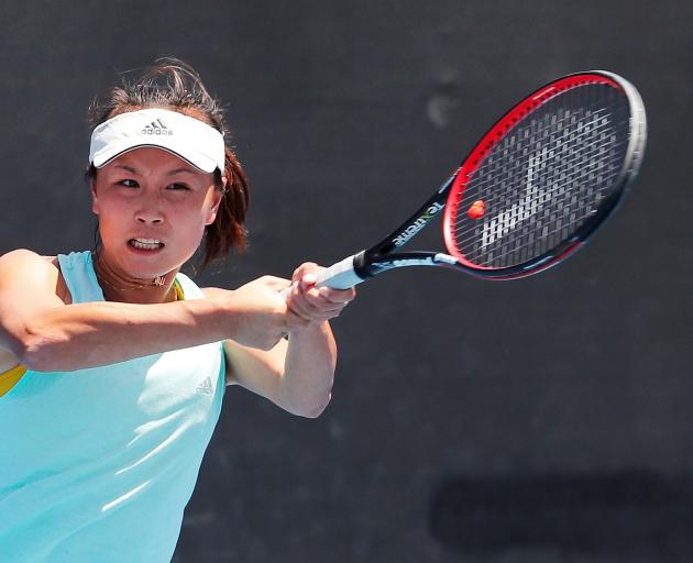 Shuai Peng was the first Chinese player to top the world rankings. Photo: Reuters 