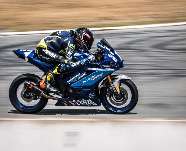 Invercargill rider Cormac Buchanan competes at Ruapuna at the weekend. PHOTO: AARON STAPLES...