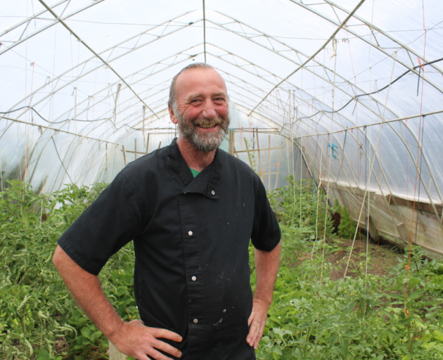 Craig Rutland lives in Tūātapere and provides fresh produce and jam for the loop. Photo: Matthew...