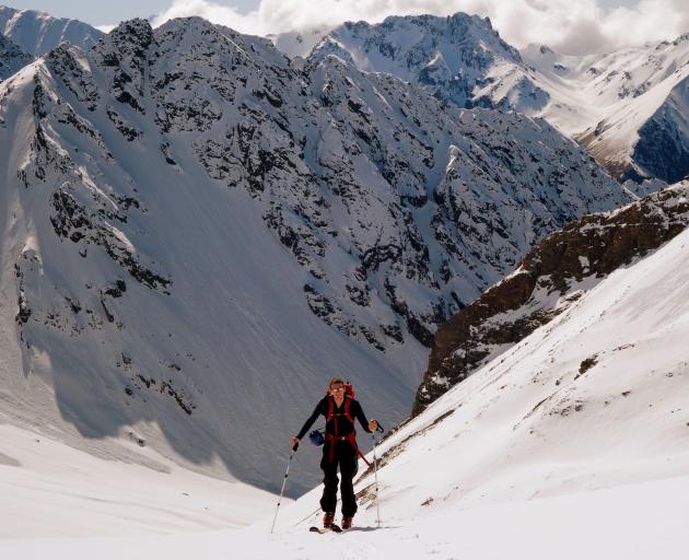 Michael Plank exploring the Southern Alps around Aoraki Mt Cook before Covid-19 and parenthood....