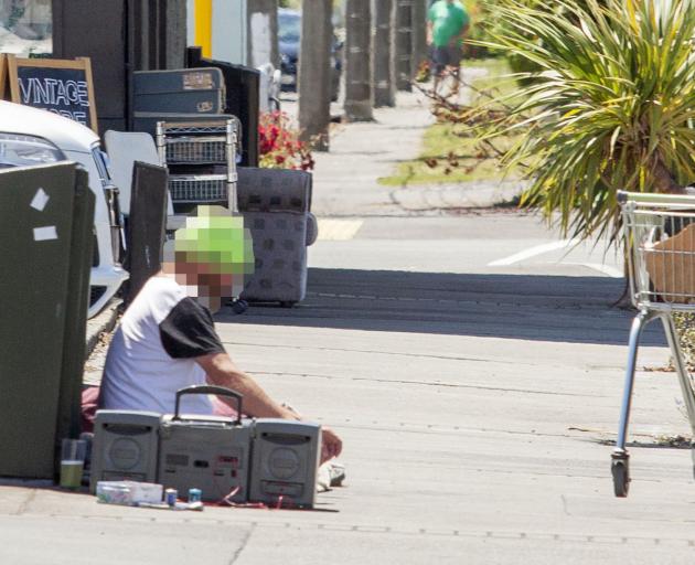 A man on Stanmore Rd. Photo: File image