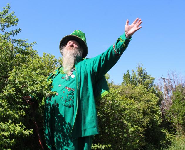 Mr Peterson says he is a green wizard, and has always felt at home in nature.
