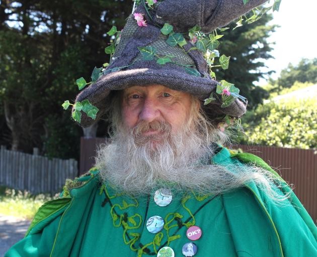 Peterson says he is a green wizard, and has always felt at home in nature. Photo: Matthew Rosenberg 
