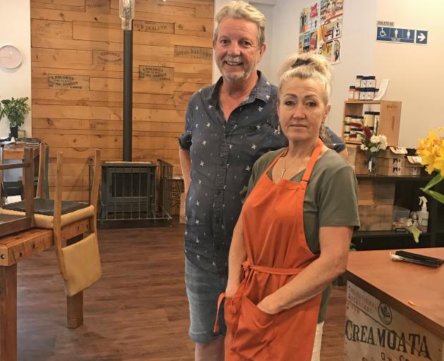 Cafe owners Mark and Caroline Jessop are reeling at having to pay full wages for four weeks for...