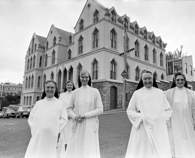 Five of the nuns who were living in St Dominic’s Priory in 1977, a century after the building...