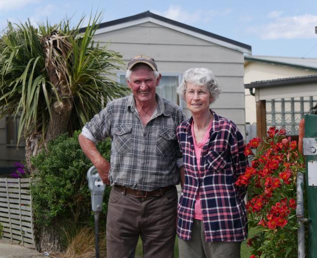 Max and Marilyn Eckhold are the only permanent residents of Moeraki’s Bottom Kaik. PHOTO: RUBY...