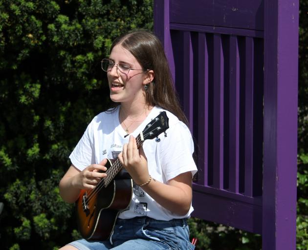 Otago Girls’ High School year 9 pupil Anna Feillet (14) says she loves to play and dream. PHOTO:...