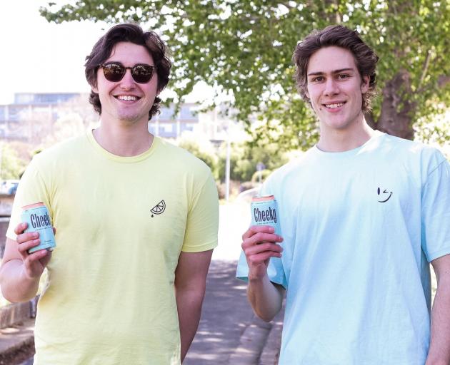 Cheeky Hard Iced Tea co-founders Brendan Yielder (left) and Olivier Despatis with their alcoholic...