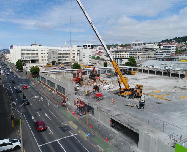 The site of the former Wilsons parking building is cleared in November 2020. PHOTO: STEPHEN JAQUIERY