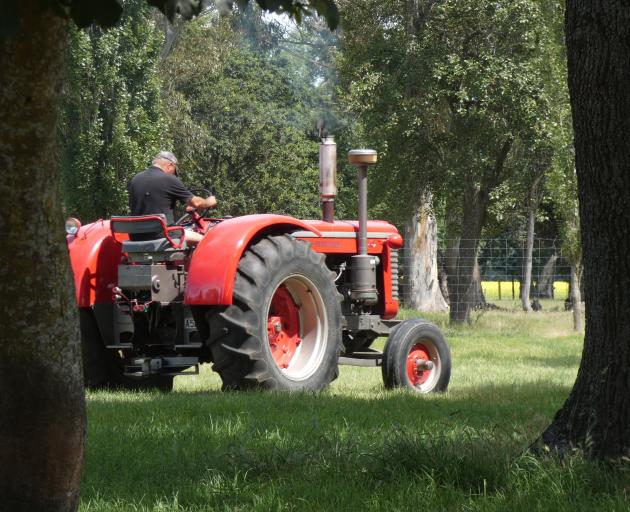 Vintage tractor enthusiast Anthony Hampton takes his 1964 100hp Massey diesel 97 out for a run.