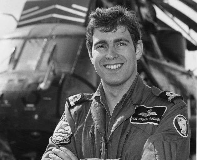 Prince Andrew was once a dashing young helicopter pilot in the military. PHOTOS: GETTY IMAGES