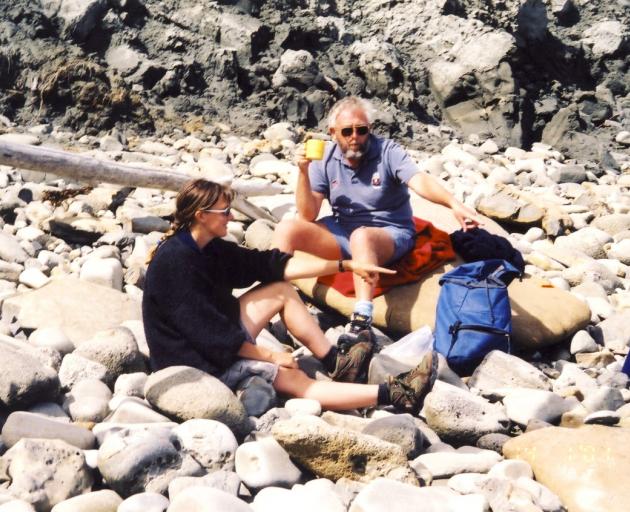 Rebecca Arnold with her dad Chris. Rebecca was diagnosed with appendix cancer at the age of 22...