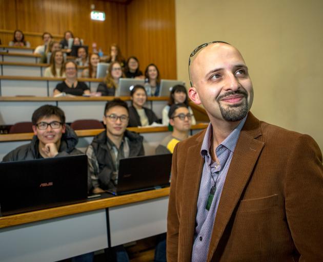 Ekant Veer is an award-winning lecturing at the University of Canterbury. Photo: UC