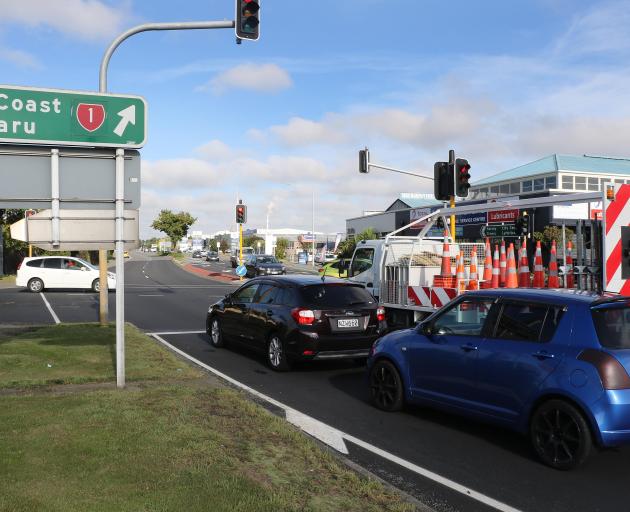 Main South and Springs Rds intersection. Photo: Star Media