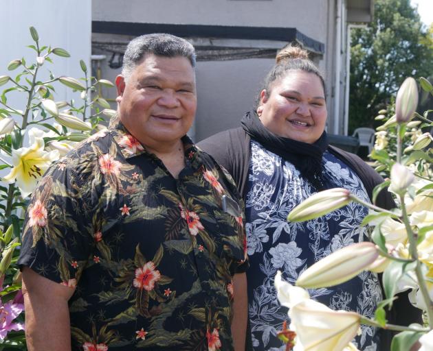 The Rev Lakepa Finau and his daughter, Mele Finau Huakau, of Oamaru, are feeling helpless as they have been unable to contact family in Tonga since Saturday’s volcanic eruption. PHOTO: RUBY HEYWARD