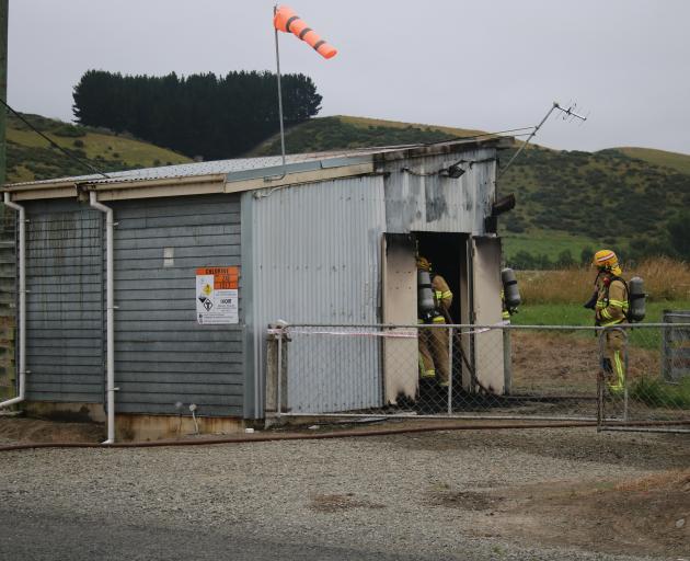 Oamaru fire crews were called to the water treatment plant for the Lower Waitaki Water Supply...