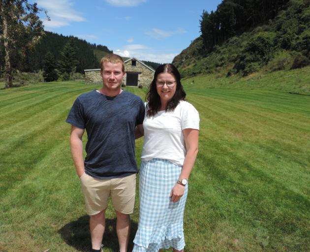 James Hutton and Tara Taylor are in the process of renovating Ben Lomond Barn as a venue for weddings and events. PHOTO: ASHLEY SMYTH