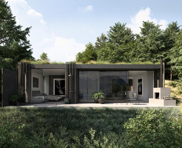 An image of a villa at the proposed Waimarino Luxury Lodge at Bobs Cove, near Queenstown. IMAGE:...