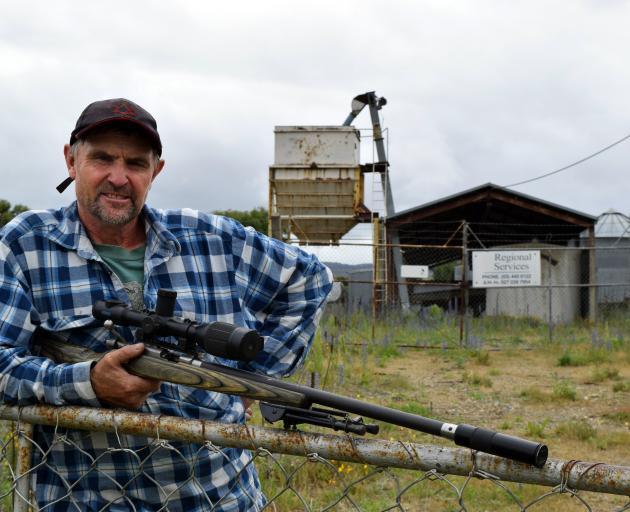 Rabbit shooter Robert Andrews wants the Otago Regional Council to maintain the oat-cooking and...