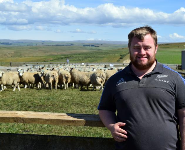 Ryan Doherty, of Outram, attends the Abbotsford Station on-farm sheep sale in Lee Stream.