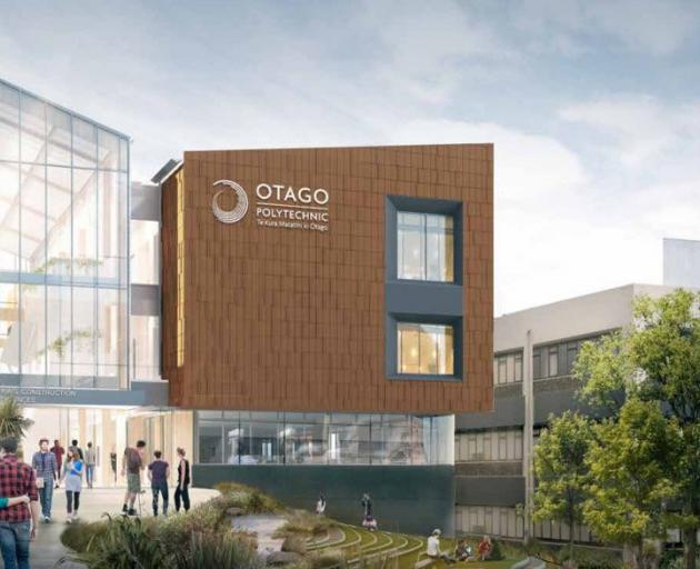 An artist’s impression of Otago Polytechnic's proposed Engineering, Building and Construction...