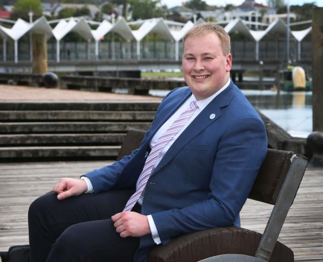 Infometrics principal economist Brad Olsen at ease in his home town of Whangarei. PHOTO: NEW...