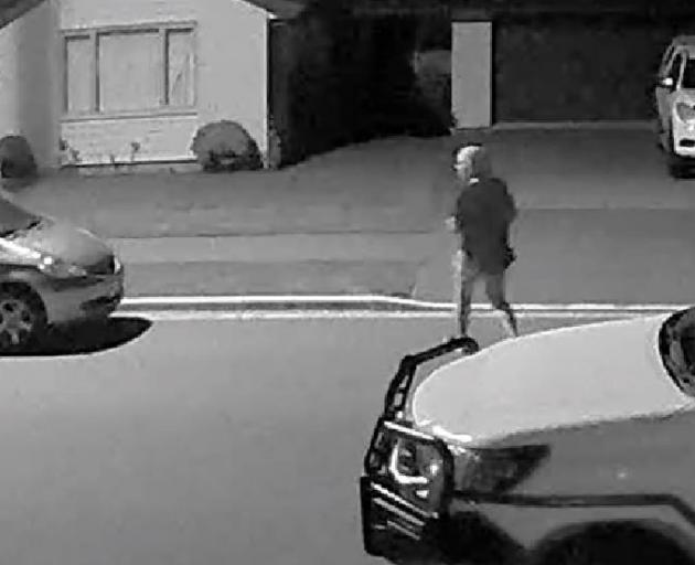 A woman captured by a home security camera in Lincoln in the early hours of the morning last week...
