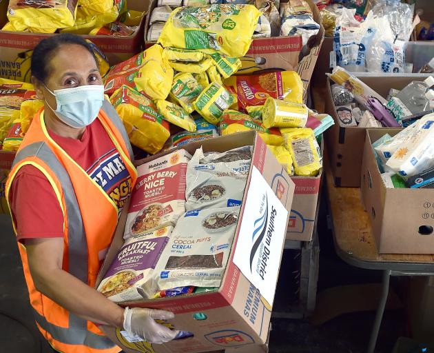 Preparing to ship tens of thousands of dollars worth of supplies to Tonga is Dunedin Tongan...