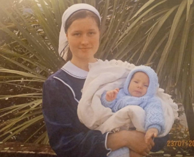 Rose as a teenager at Gloriavale. Photo: Supplied via NZ Herald