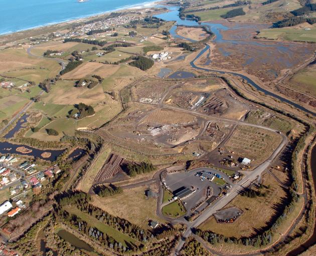 Green Island rubbish tip.  PHOTO: ODT Files