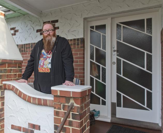 Joseph Potter pictured at his rental property in Dunedin in August last year. PHOTO: GERARD O...