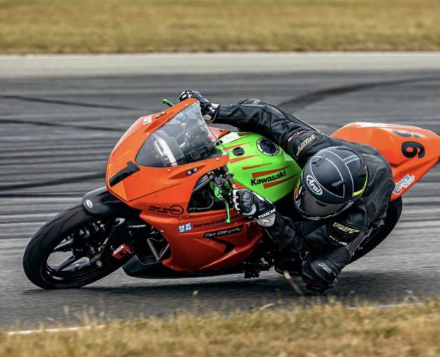 Samuel Guthrie races his way to the Grand Prix title on his Kawasaki Ninja 250. Photo: Supplied