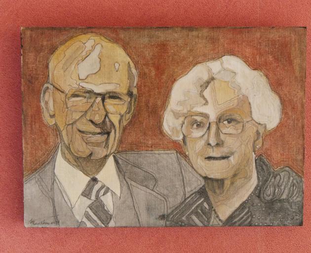 Sr Mary Horn’s  portrait of her parents, Alexander and Ruth Horn.