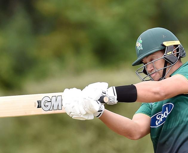 Ross Taylor hits out for the Central Stags at the University Oval at the weekend. PHOTO: PETER...
