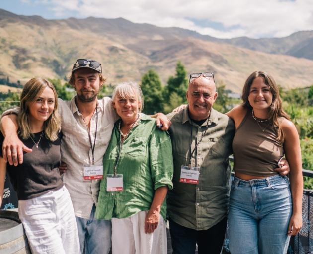 Celebrating Wanaka snowboarder Zoi Sadowski-Synnott’s gold medal at the Wanaka Fan Zone were ...