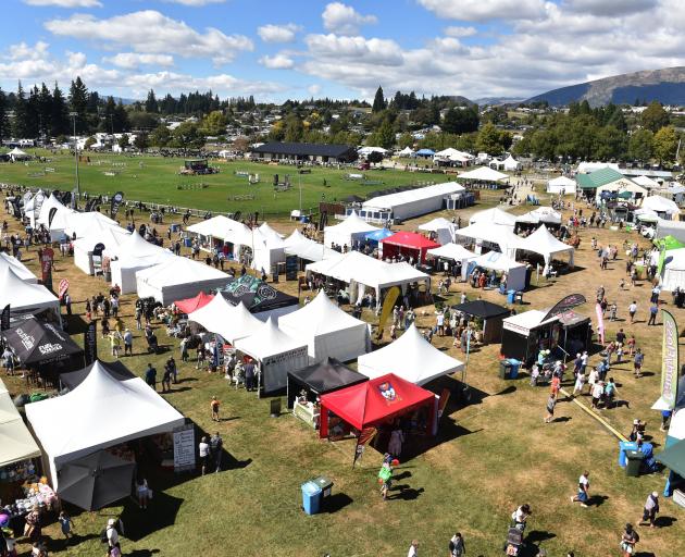 A big turnout at this year's Wanaka A& P Show in March. Photo: PETER MCINTOSH/ODT