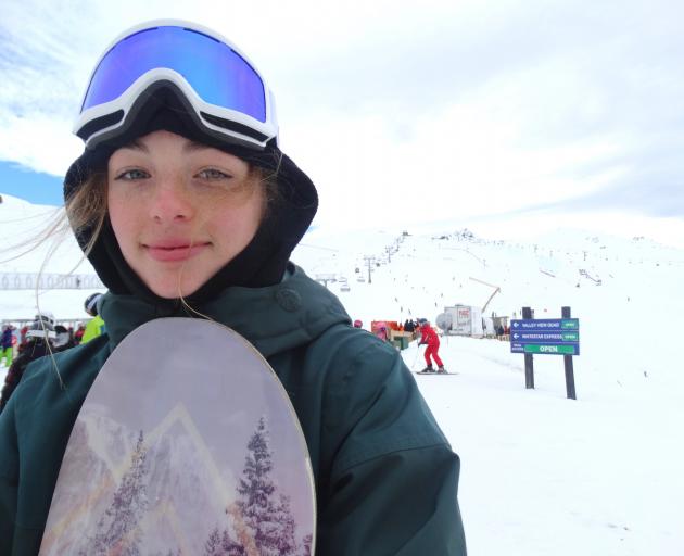 Zoi Sadowski-Synnott at the 2017 Winter Games in Wanaka. 